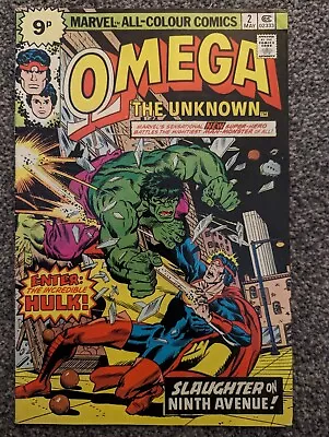 Buy Omega The Unknown 2. Marvel 1976. The Hulk. Combined Postage • 2.49£