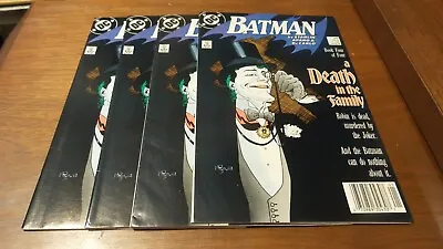 Buy Batman #429 (1988) Death In The Family Part 4 Newsstand Lot Of 4 • 18.49£