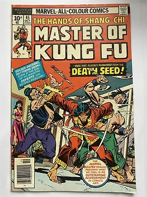Buy SHANG-CHI : MASTER OF KUNG-FU #45 Marvel Comics UK Price 1976 VF • 2.95£