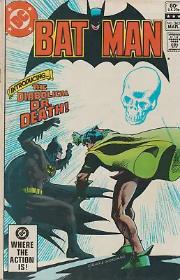 Buy Dc Comics Batman #345 1st Print F • 6.95£
