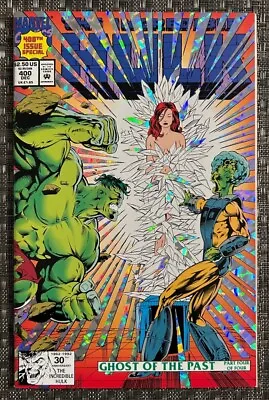 Buy Incredible Hulk #400 Marvel Comics 1992 Rainbow Holofoil Cover Ghost Of The Past • 3.11£