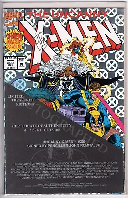 Buy The Uncanny X-men #300 - Marvel 1993 - Bagged Boarded Signature - Nm/mt (9.8) • 38.96£