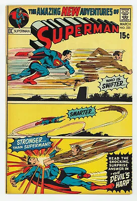 Buy Superman #235 7.0 Neal Adams Cover Art Ow/w Pgs 1971 • 24.11£