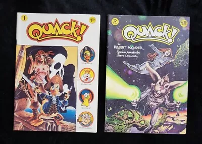 Buy  QUACK!  (1976-77) Issues 1-2 Star Reach Productions Comics. Rare!  • 22.16£
