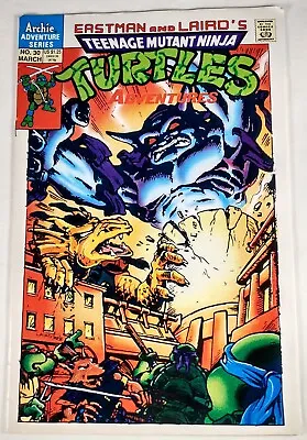 Buy Teenage Mutant Ninja Turtles Adventures TMNT No. #30 Mar 1992 Archie Comic Book • 15.09£