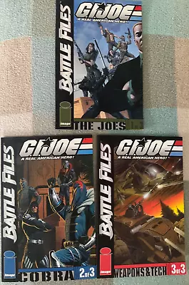 Buy G.I. Joe: Battle Files 1,2,3 -“THE JOES” Image Comics, Wherle & Blaylock   (p10) • 12£