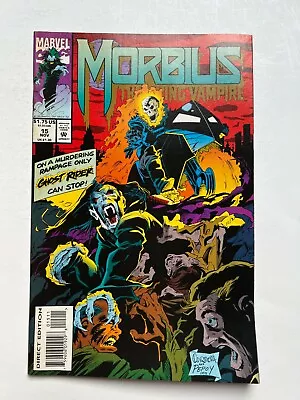 Buy Morbius: The Living Vampire #15, Vol. 1 (Marvel Comics, 1993) VF+ • 3.15£