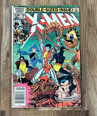 Buy The Uncanny X-men #166 1st App. Lockheed Newsstand (Marvel Comics, 1983) • 9.64£