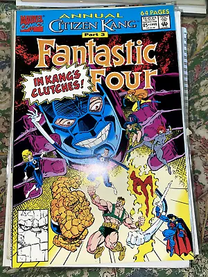 Buy 🔥FANTASTIC FOUR Annual #25 NM+  Kang!, 1st Anachronauts! (Marvel 1992)🔥 • 17.42£