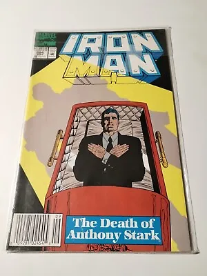 Buy Iron Man #284 The Death Of Anthony Stark! 1992 Marvel Comics 1st War Machine • 3.95£