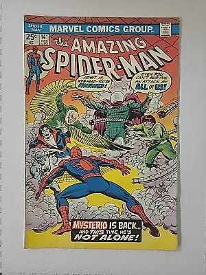 Buy Amazing Spiderman 141 1st App 2nd Mysterio 1975 • 32.17£