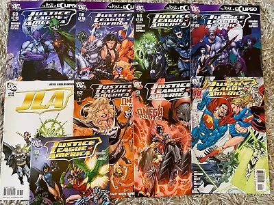 Buy JUSTICE LEAGUE OF AMERICA #49-54 56 58 59  Bundle Lot  Of 9 DC Comics 2011 NM • 9.95£