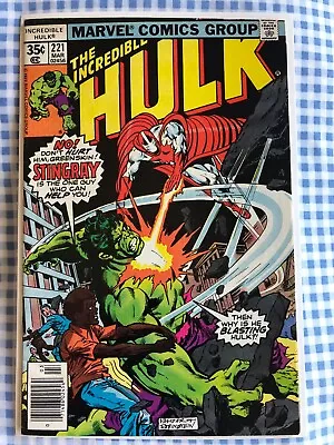 Buy Pizzazz Insert Incredible Hulk 221 (1978) Stingray App, Cents • 9.99£