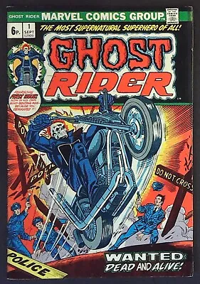Buy GHOST RIDER (1973) #1 - 1ST APP SON OF SATAN - FN (6.0) - UK Pence - Back Issue • 295£