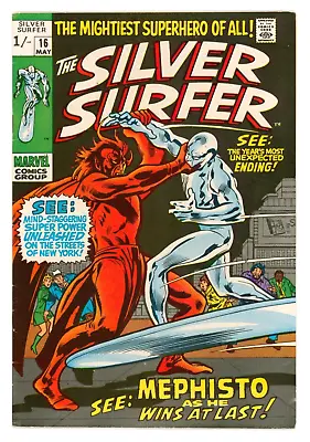 Buy Silver Surfer #16 F-VF 7.0 Versus Mephisto • 125£