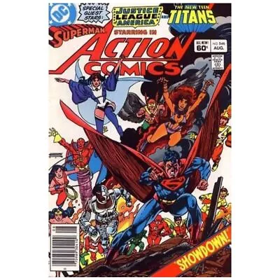 Buy Action Comics (1938 Series) #546 Newsstand In VF + Condition. DC Comics [k@ • 12.28£