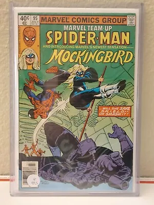 Buy Marvel Team-Up 95 1st Mockingbird Marvel Comics 1980 Newsstand Variant • 48.18£