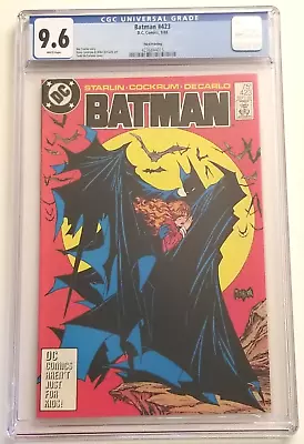 Buy Batman #423, 3rd Print, CGC 9.6 N Mint+, White Pages, McFarlane Cover, DC 1988 • 139.92£
