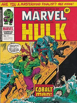 Buy The Mighty World Of Marvel #182 March 27th 1976 *MARVEL UK* • 6.99£