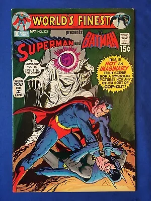 Buy World's Finest #202 VFN (8.0) DC ( Vol 1 1971) Superman, Batman (C) • 24£
