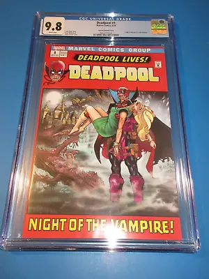 Buy Deadpool #1 New Series Dracula #1 Homage Variant CGC 9.8 Gorgeous Gem Wow • 56.90£