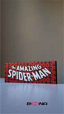 Buy THE AMAZING SPIDER-MAN Self Standing 1963's #300 Issue Logo Display (Silver Age) • 21£