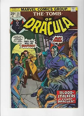 Buy Tomb Of Dracula #25 1st Appearance & Origin Of Hannibal King 1972 Series Marvel • 28.15£