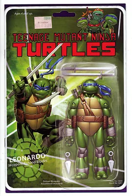 Buy Teenage Mutant Ninja Turtles 52 LEONARDO Action Figure Cover 1st Jennika! /1000 • 11.82£