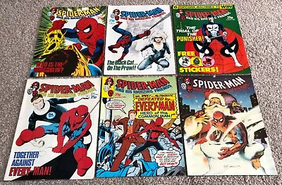 Buy Spider-Man And His Amazing Friends Marvel UK Bundle Job Lot X6 Nos. 559-564 1983 • 15£