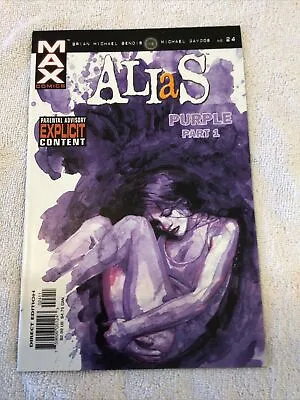 Buy Alias #24 Marvel Max Comics (2001) VF+ 1st Print Comic Book Jessica Jones • 6.31£
