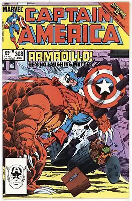 Buy Captain America (1968) #308 VF/NM 9.0 First Appearance Of Armadillo • 4.01£