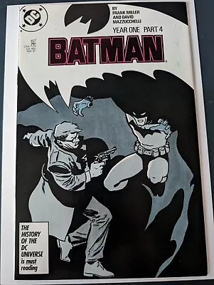 Buy BATMAN #407 (VF/NM) 1987  Year One  Part 4; 1st Appearance Of James Gordon Jr. • 7.11£