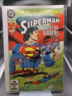 Buy Superman #82 *2ND PRINT* Back For Good! (DC Comics, 1993) • 6.43£