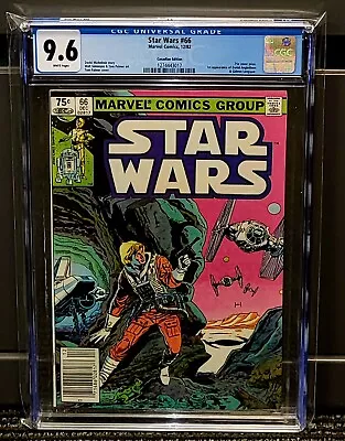 Buy Star Wars #66 Cgc 9.6 Nm Newsstand 75¢ Canadian Price Variant  Cpv 1982 • 94£