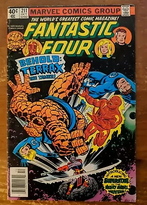 Buy Fantastic Four #211 | Marvel 1979 | 1st Terrax The Tamer | John Byrne | FN/FN+ • 9.49£