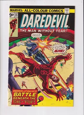 Buy Daredevil (1964) # 132 UK Price (6.5-FN+) (402594) 2nd Bullseye 1976 • 29.25£