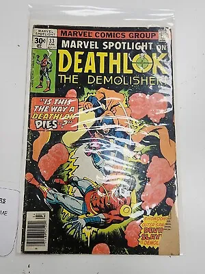 Buy Marvel Spotlight On Deathlok The Demolisher #33 (1977 Marvel Comics) • 1.61£