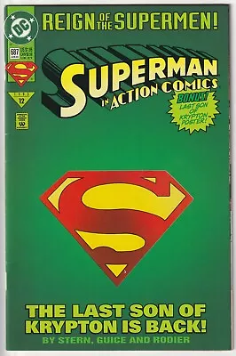 Buy Action Comics #687 - DC 1993 - Superman [The Last Son Of Krypton] • 6.79£