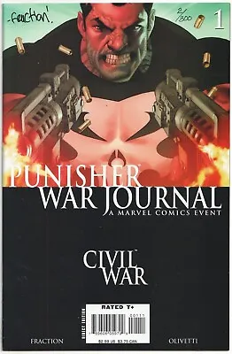 Buy Punisher War Journal #1 Dynamic Forces Signed Matt Faction Df Coa #2 Netflix • 29.95£