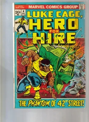 Buy Luke Cage, Hero For Hire # 4 Vgd. Cond.   The Phantom   1972 Bagged & Boarded • 7.85£