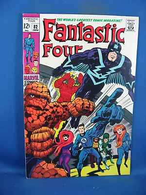Buy Fantastic Four 82 F Vf  Kirby Marvel 1969 • 36.16£