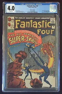 Buy FANTASTIC FOUR #18 Pence Copy  (1963) - CGC (4.0) - 1ST APP Of The Super-Skrulls • 349£
