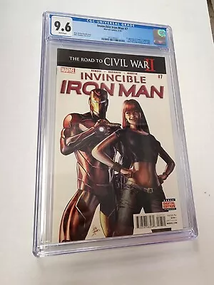 Buy Invincible Iron Man #7 First App. Of Riri Williams Cgc 9.6 Marvel Comics 2016 • 39.52£