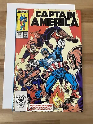 Buy Captain America 335 1987 John Walker Bucky Marvel Key 1st Team App WATCHDOGS MCU • 5.53£