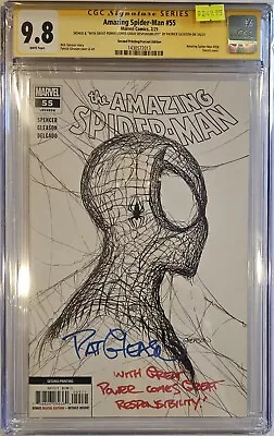 Buy Amazing Spider-Man #55 CGC SS 9.8 Marvel Comics, 2/21 Signed By Patrick Gleason • 220.58£