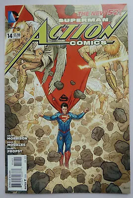 Buy Action Comics #14 - New 52 Superman 1st Printing - DC Comics Jan 2013 F/VF 7.0 • 4.25£