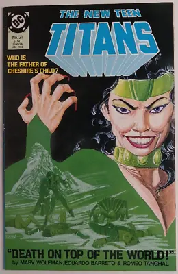 Buy The New Teen Titans #21 ~ DC Comics 1986 ~ DIRECT EDITION ~ WHITE PAGES ~ 1st Ap • 3.19£