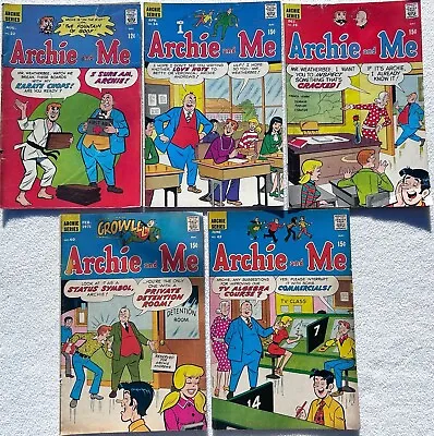 Buy Lot Of 5 Archie And Me Comics - #22, 34, 39, 40 & 42 - Low Grade • 15.77£