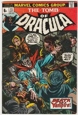 Buy Tomb Of Dracula 13 (Marvel 1973) Blade Origin, 1st Deacon Frost, Fine/VeryFine • 175£