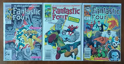 Buy Fantastic Four #347, 348, 349 Marvel Comics 1990 Lot Of 3 • 18.18£